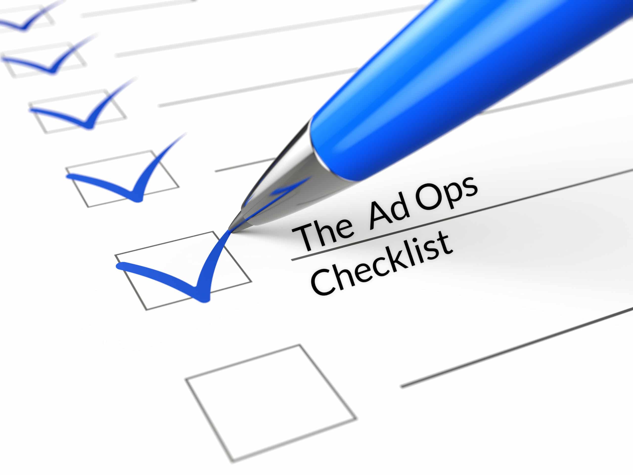 The Checklist Every Ad Ops Manager Needs